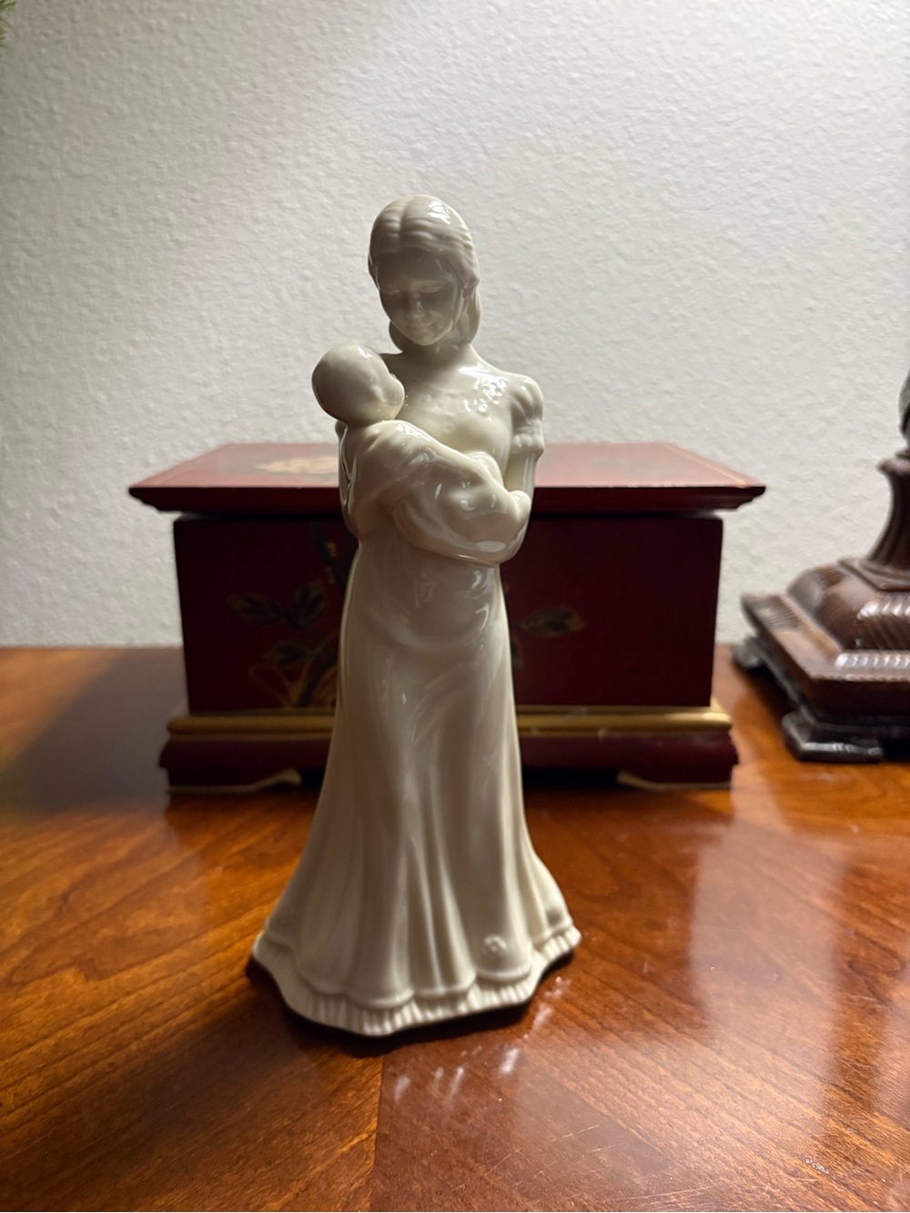 Lenox Cream Porcelain Mother and Child Figurine